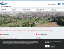 Tablet Screenshot of niederbipp.ch